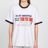 アクメドラビ(acme' de la vie) COLORS SCHEME SETUP SHORT SLEEVE T-SHIRT NAVY