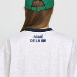 アクメドラビ(acme' de la vie) COLORS SCHEME SETUP SHORT SLEEVE T-SHIRT NAVY