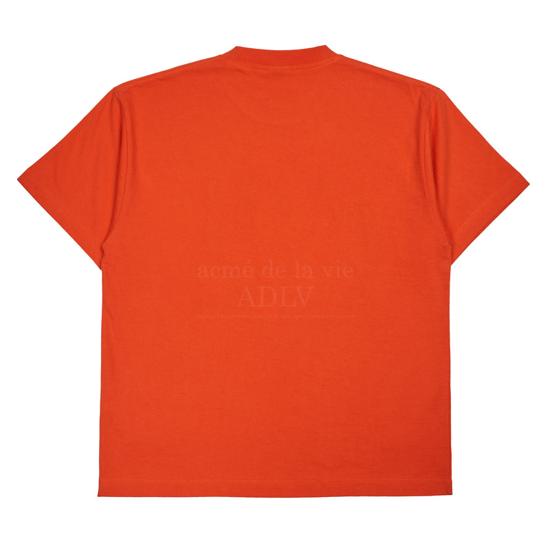 アクメドラビ(acme' de la vie) FRONT HEART LOGO SHORT SLEEVE T-SHIRT ORANGE