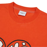アクメドラビ(acme' de la vie) FRONT HEART LOGO SHORT SLEEVE T-SHIRT ORANGE