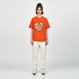 アクメドラビ(acme' de la vie) FRONT HEART LOGO SHORT SLEEVE T-SHIRT ORANGE