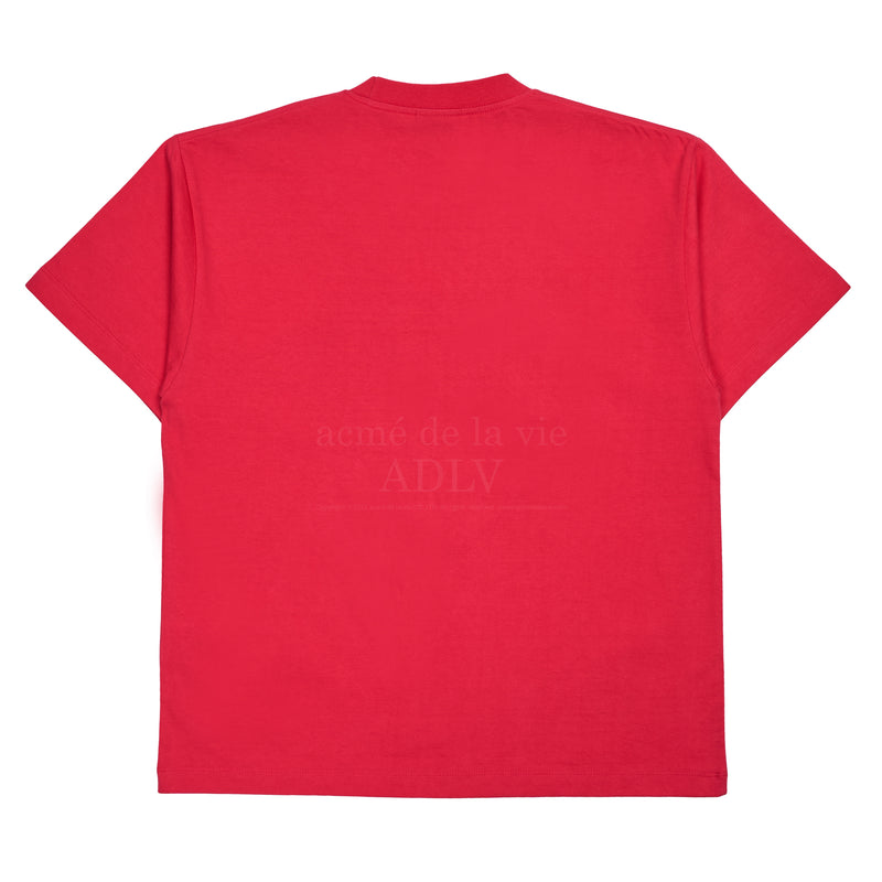 アクメドラビ(acme' de la vie) FRONT HEART LOGO SHORT SLEEVE T-SHIRT PINK