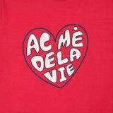 アクメドラビ(acme' de la vie) FRONT HEART LOGO SHORT SLEEVE T-SHIRT PINK