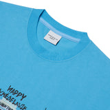 アクメドラビ(acme' de la vie) MILK COW SHORT SLEEVE T-SHIRT SKYBLUE