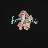 アクメドラビ(acme' de la vie) MUSHROOM FANTASY SHORT SLEEVE T-SHIRT BLACK