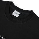 アクメドラビ(acme' de la vie) SLOGAN OLD SCHOOL SHORT SLEEVE T-SHIRT BLACK