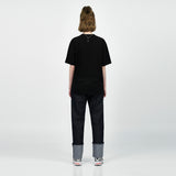 アクメドラビ(acme' de la vie) SLOGAN OLD SCHOOL SHORT SLEEVE T-SHIRT BLACK