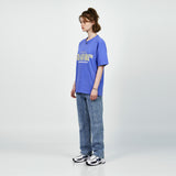 アクメドラビ(acme' de la vie) SLOGAN OLD SCHOOL SHORT SLEEVE T-SHIRT LIGHTPURPLE