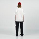 アクメドラビ(acme' de la vie) SLOGAN OLD SCHOOL SHORT SLEEVE T-SHIRT WHITE