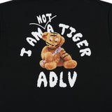 アクメドラビ(acme' de la vie) TIGER TEDDY BEAR DOLL SHORT SLEEVE T-SHIRT BLACK