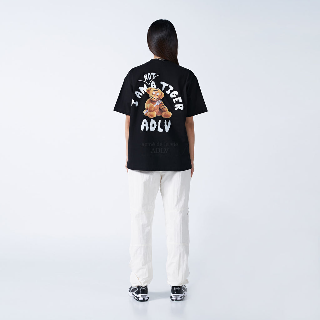 アクメドラビ★UNI_PIXEL BASIC LOGO SHORT SLEEVE T-SHIRT_3色 アクメドラビ(acme' de la vie) TIGER TEDDY BEAR DOLL SHORT