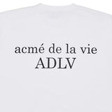 アクメドラビ(acme' de la vie) BABY FACE TELEPHONE BABY SHORT SLEEVE T-SHIRT R WHITE