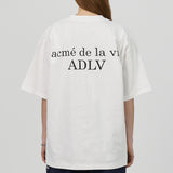 アクメドラビ(acme' de la vie) BABY FACE TELEPHONE BABY SHORT SLEEVE T-SHIRT R WHITE