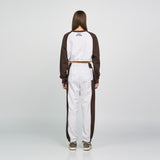 アクメドラビ(acme' de la vie) COLORS SCHEME SETUP CROP SWEATSHIRT BROWN