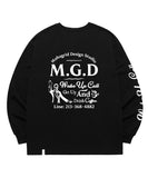 mahagrid (マハグリッド) CAFE LS TEE [BLACK]