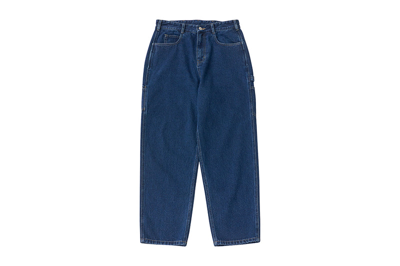 Q CUMBERS (キューカンバース) WIDE PAINTER DENIM PANTS / Washed