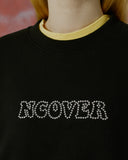 NCOVER（エンカバー）HOTFIX LOGO SWEATSHIRT-BLACK