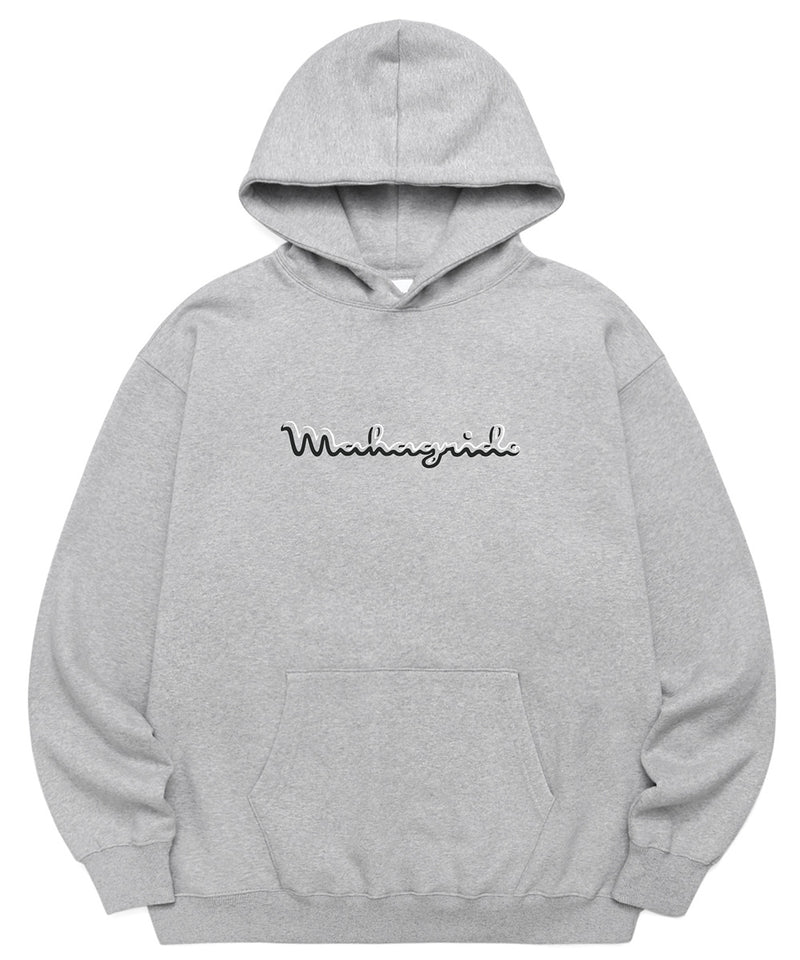 mahagrid (マハグリッド) SIGNATURE LOGO HOODIE [GREY]
