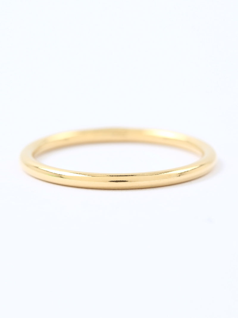 TMO BY 13MONTH（ティーエムオーバイサーティンマンス）SIMPLE SLIM RING (GOLD)