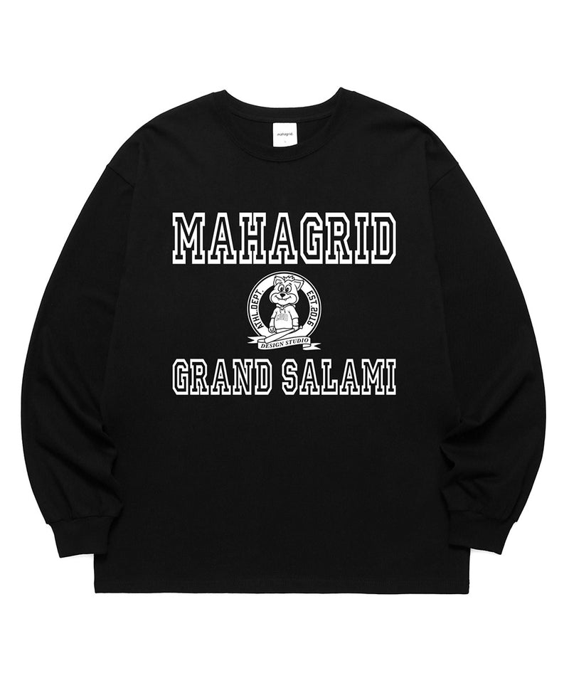 mahagrid (マハグリッド)  JIMMY LS TEE [BLACK]