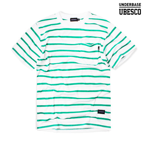 ユベスコ(UBESCO) UNICON POCKET S/T SHORT SLEEVE GREEN KHST0482
