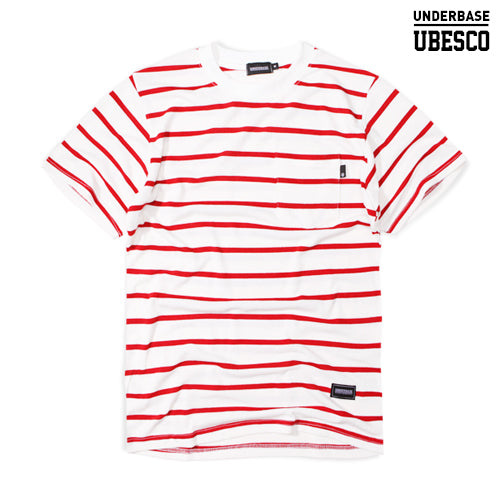 ユベスコ(UBESCO) UNICON POCKET S/T SHORT SLEEVE RED KHST0482