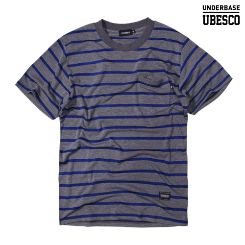 ユベスコ(UBESCO) UNICON POCKET S/T SHORT SLEEVE CHARCOAL KHST0482