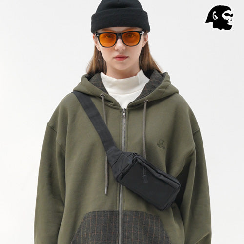 パーステップ(PERSTEP) Check Face Hood zip-up 3種 JUHD4297