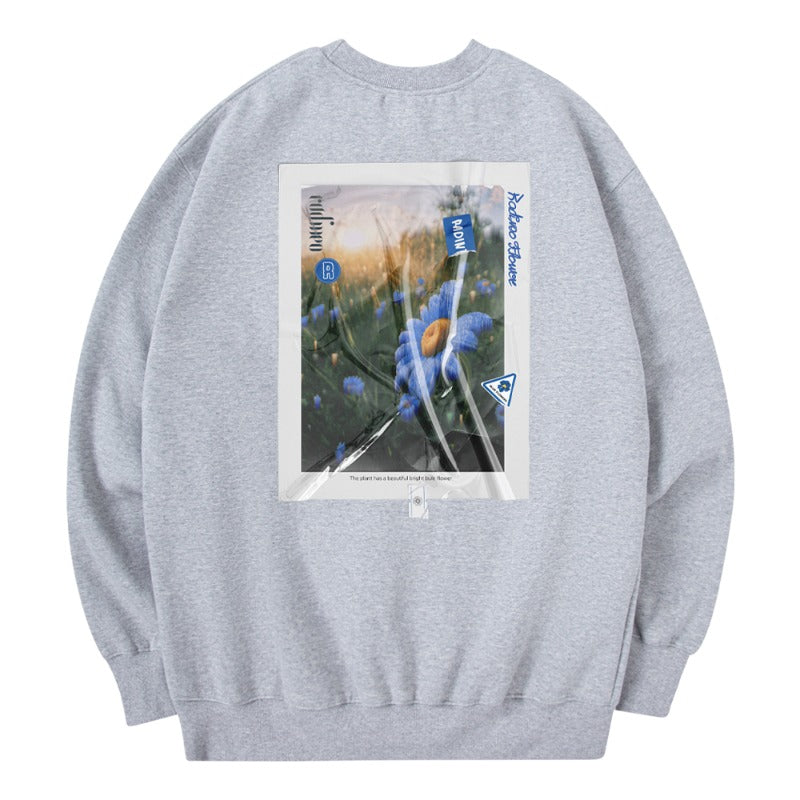 RADINEO (ラディネオ)　Triangle Flower Sweatshirt Grey