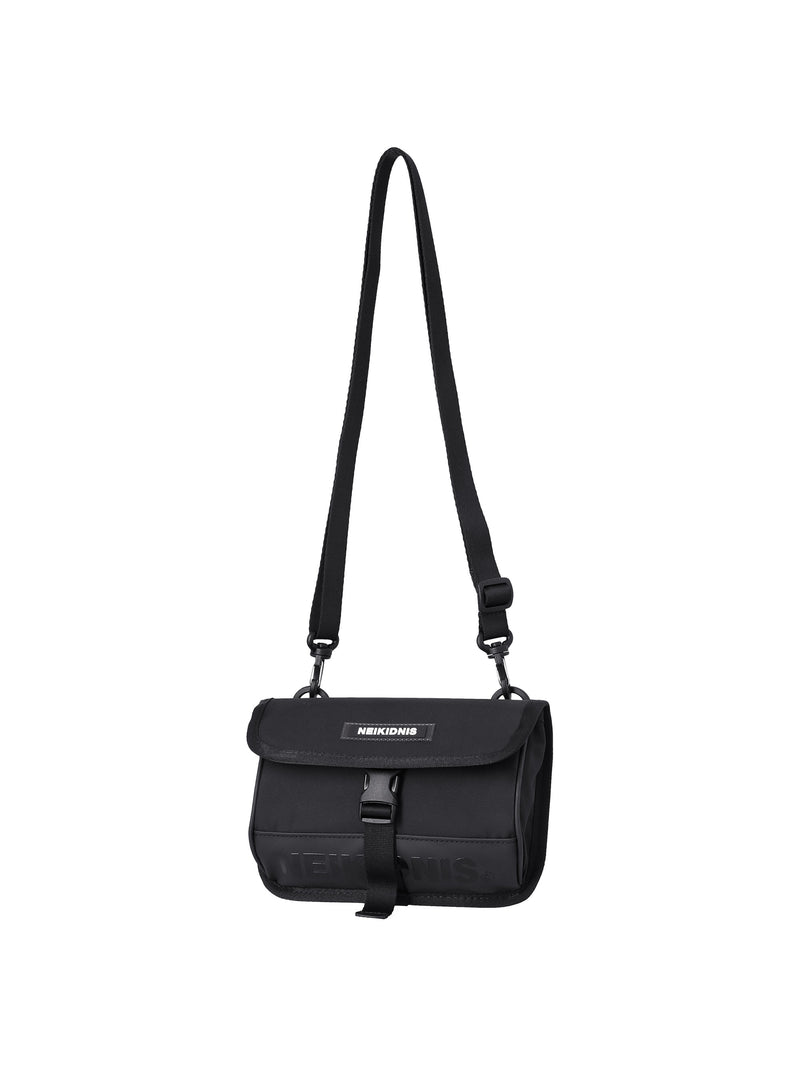 ★韓国の人気★【NEIKIDNIS】★BUCKLE ROUND CROSS BA.G★バッグ ネイキドニス(NEIKIDNIS) BUCKLE ROUND CROSS BAG / BLACK