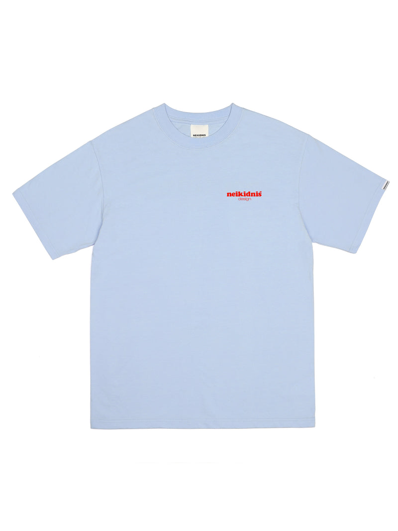 ネイキドニス(NEIKIDNIS) COOPER LOGO TEE / SKY BLUE