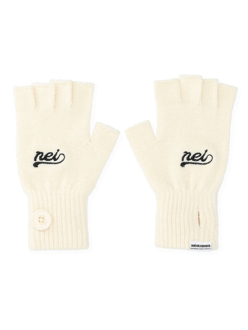 ネイキドニス(NEIKIDNIS) NEI FingerLESS KNIT GLOVES / IVORY