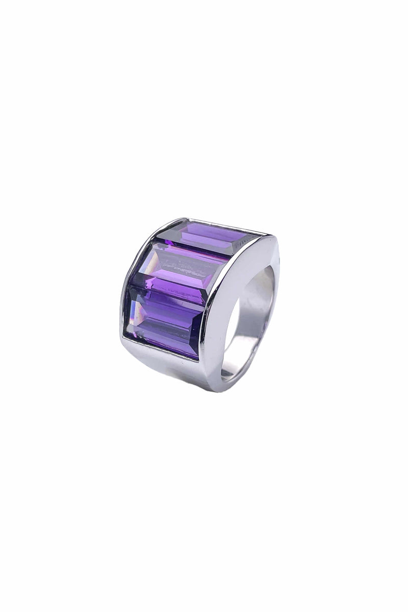 BLACKPURPLE (ブラックパープル) [blacklabel]Felix Big Cubic Ring