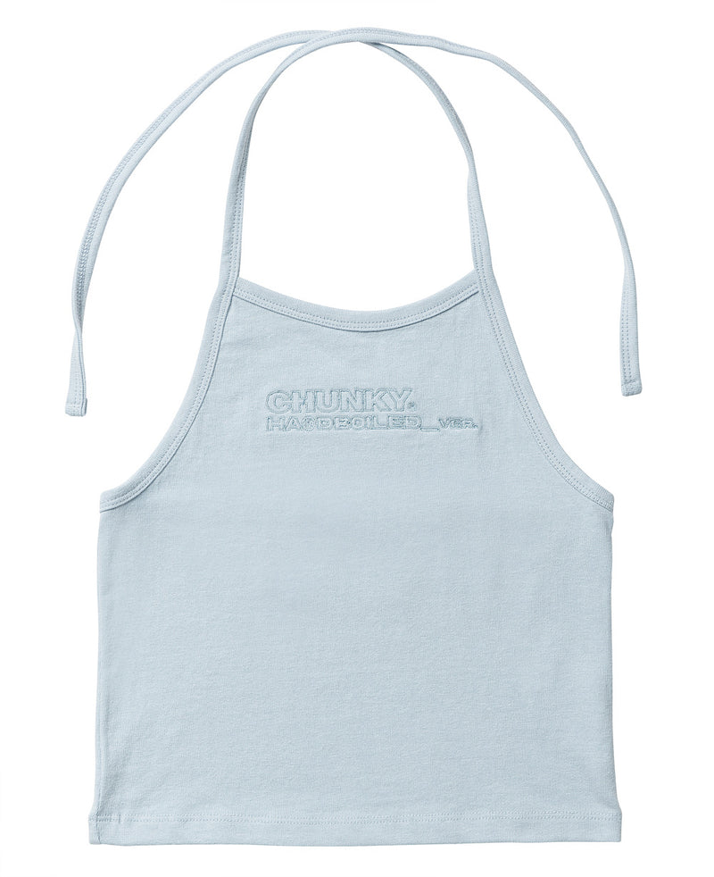 CHUNKY (チャンキー)  HARDBOILED HALTER TOP_blue