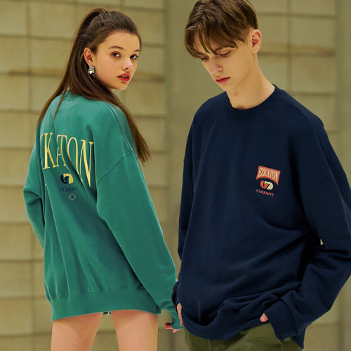 EZKATON (エズカートン)　 Easy Serif Sweatshirt 4 types STMT6568