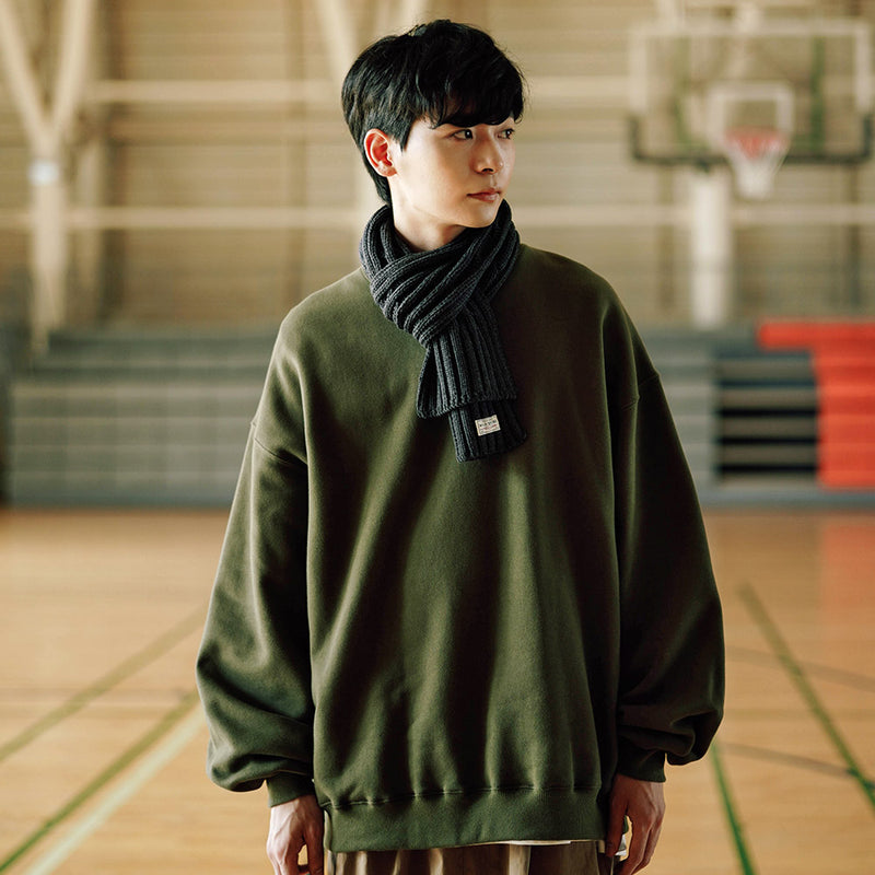 FEPL(ペプル) Youthful balloon sweat shirt deepkhaki SJMT1330