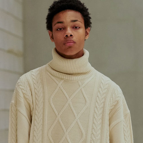 EZKATON (エズカートン)　Twin Turtleneck Knit 5 Types JEKN6540