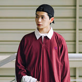 FEPL(ペプル) Hobbyclub rugby long sleeve t-shirt burgundy KYLT1333