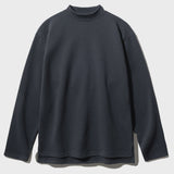 FEPL(ペプル) Soft cotton mockneck long sleeve t-shirt charcoal JDLT1340