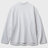 FEPL(ペプル) Soft cotton mockneck long sleeve t-shirt off white JDLT1340