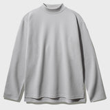 FEPL(ペプル) Soft cotton mockneck long sleeve t-shirt lightgray JDLT1340