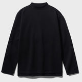 FEPL(ペプル) Soft cotton mockneck long sleeve t-shirt black JDLT1340