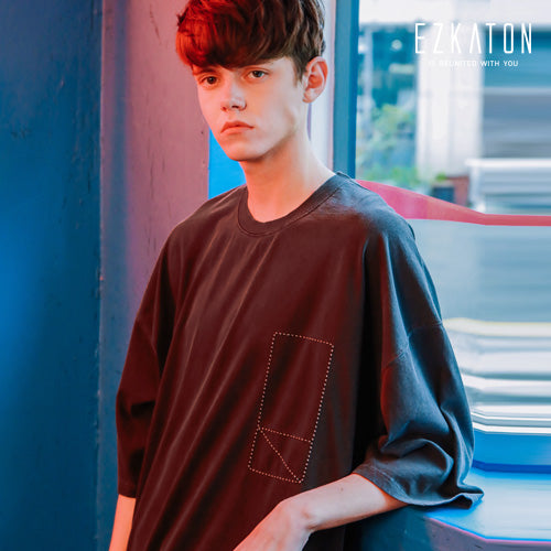 EZKATON (エズカートン)　Two stitch short sleeve 5 types JEST6516