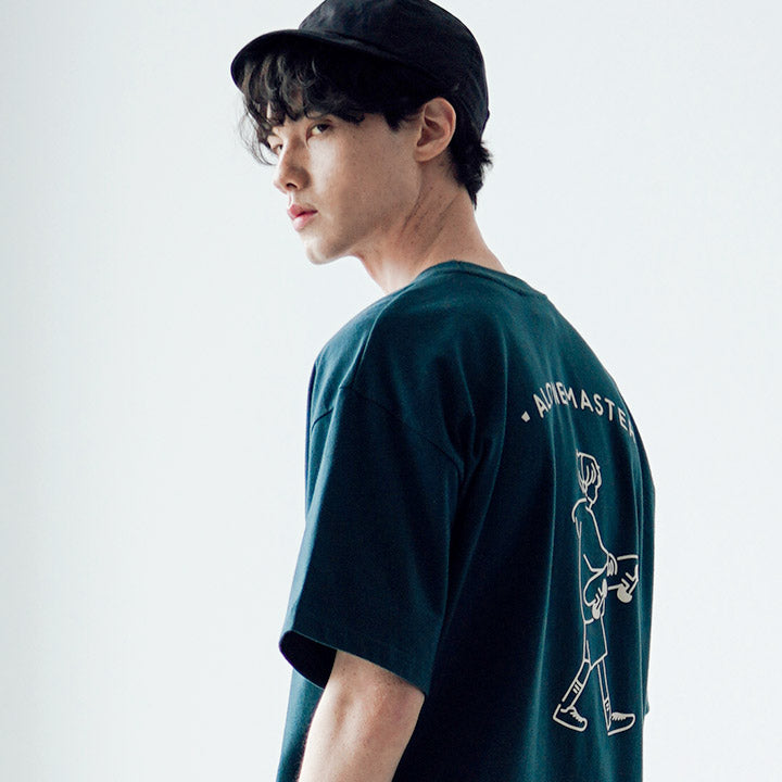FEPL(ペプル) Board master Graphic T-shirts darkgreen JDST1315