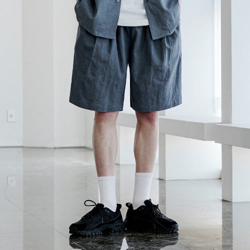 EZKATON (エズカートン)　Miracle Short Pants Deep Gray STSP6591