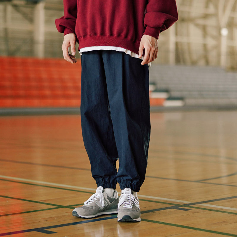 FEPL(ペプル) Fine solid balloon jogger pants navy KYLP1322