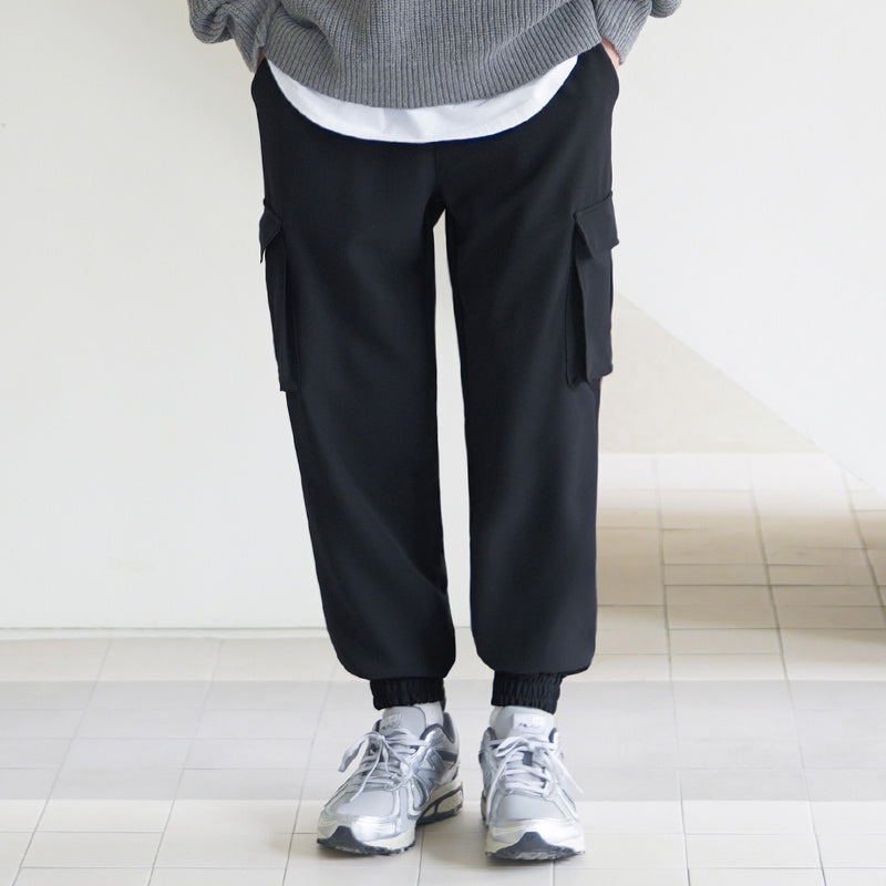 FEPL(ペプル) Basic cargo joggerpants black JDLP1326