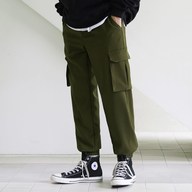 FEPL(ペプル) Basic cargo joggerpants khaki JDLP1326