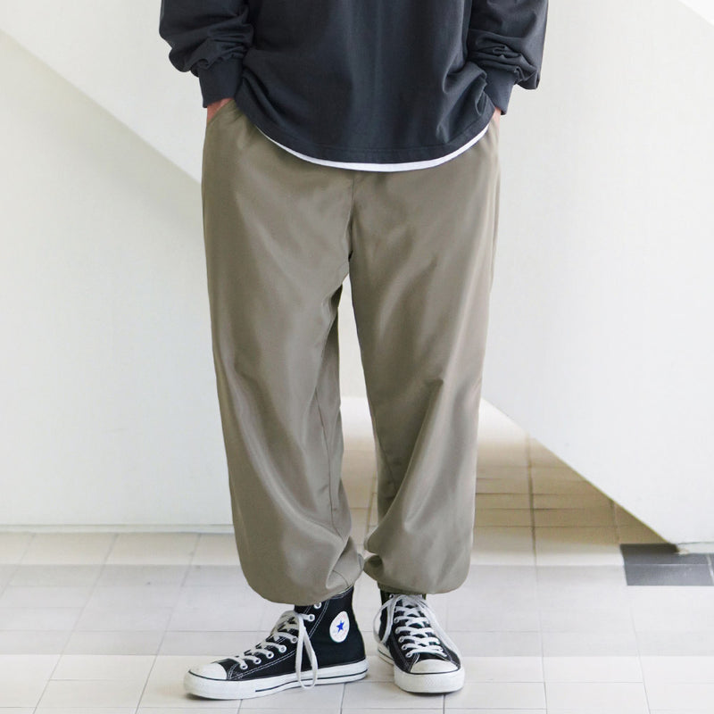 FEPL(ペプル) Luster wide jogger pants beige KYLP1324