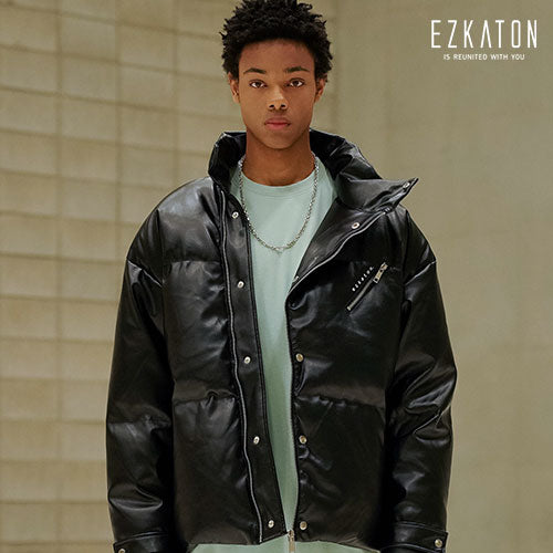 EZKATON (エズカートン)　 Az leather goose down short padding 2 types YMOT6531